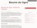 Détails : Blog Baume du tigre le véritable